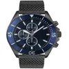 NIEUW MODEL MENS CHRONOGRAPH QUARTZ WATCH MET RAAMLOSS STAAL REK 1513702 163S