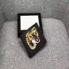 Men Animal Designers GG Fashion Short Wallet Leather Black Snake Tiger Bee Femmes Luxury Purse Card Cartes avec coffre-cadeau Top Quality 301Z