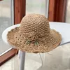 Cappelli larghi brimotte da sole estate per la protezione solare estiva del sole traspirabile traspirabile con paglia da vacanza fiori per le vacanze berretto regolabile