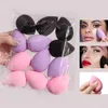 Ferramentas de maquiagem 12 peças de maquiagem multicolorida mixer de esponja de beleza ovo cosmético Puff Soft Foundation Power Poff Puff Acessórios de maquiagem D240510