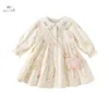 Robes de fille Dave Bella Girls Princess Dress Childrens 2024 Spring Festival Charm Sweet Classic Casual Party Outdoor DB1247929L240508