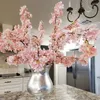 Декоративные цветы искусственная вишневая весенняя слива персиковая цветущая ветвь