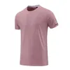 LL-R661 Men Yoga outfit Gym T Shirt Övning Fiess bär sportkläder Training Basketball Running Ice Silk Shirts Outdoor Tops Kort ärm elastisk andningsbar 81