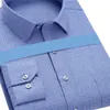 القمصان غير الرسمية للرجال قميص مخطط أحادي الصدر طويلة الأكمام دافئة كارديجان رفيعة
