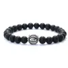 Bracelets de charme Bracelet de Notory Evil Eyes pour hommes Charmes en acier inoxydable Braslet Braslet Méditation Accessoires Joias Y240510