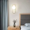 Wall Lamp Modern LED Indoor Golden Glass Light For Living Room Bedside Bedroom Interior Globe Lighting With G9 Bulb