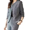 Dames tweedelige broek Fashion Suit 2 Aangepaste feest Bruiloft Bedrijf Solid werk voor Dames Formele kantoor Lady Sets