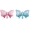 Decoração de festa 10pcs Bow Balloon Mouse Bowtie Pink Blue Mini Tamanho