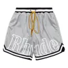 Дизайнерские шорты для плавания Rhude Summer Fashion Beach Bants Mens Высококачественная уличная одежда с пять очков пять очков CRG2405107-8