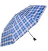 女性サンシェード風型プリント傘屋外ポータブル3折りたたみ格子格補した傘のプレーン折りたたみ傘DH13898213341
