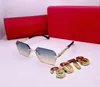 Luksusowe postawy okulary przeciwsłoneczne dla mężczyzn moda 3078Design UV Ochrona Obiektywna kwadrat Pełna ramka Złota Kolor Plane Frame Poind with Pakiet 61 mm