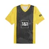 24 25 Maglie da calcio Reus Dortmunds 2023 2024 Borussia Haller Shirt da calcio Bellingham Neongelb Hummels Brandt Men Kid Kid Kit All