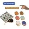 Kinderen Montessori Sensory Toys Tactile Board Matching Game Tactile Classification Color Cognition Memory Training Kids Toys 240509