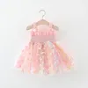 Robes de fille humour ours de papillon rose onirique