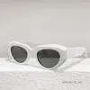 Солнцезащитные очки ретро прохладный маленький каркас кошачий глаз для женщин 2024