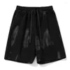 Marque tfetters de shorts masculins Faire de l'ancien Streetwear Streetwear Streetwear 2024 Summer Baggy Mengy