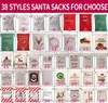 Nowe 50 stylów świątecznych worki Świętego Mikołaja duże worki na prezent Santa Claus dla dzieci torba na cukierki Santa Gift Festival Decorati1375682