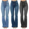 Женские джинсы с высокой талией джинсы скинни для джинсовой джинсовой джинсовой джинсы.