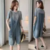 Frauen Jeans Frauen Denim Shorts Overalls Chic und elegante Frau Hosen Y2K Baggy ästhetische Kleidung Vintage Kleidung 90er Streetwear