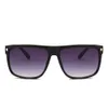 Lunettes Classic Rivet Sunglasses Mens and Womens Large Box Sunglasses