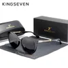 Óculos de sol Kingseven 2022 Polarizada Lens de Gradiente para Mulher Lente Lentes de Sol Mujer Q240509