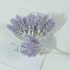 Decoratieve bloemen 6/30 stks mini plastic kunstmatige lavendel nepbloemboeket voor huis bruiloft decoratie handgemaakt diy krans scrapbooking