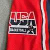 Men's Shorts MM MASMIG Navy 1992 USA Dream Team Embroideried Basketball Shorts with Pockets J240510