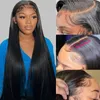 12a dantel frontal düz insan saç perukları Brezilya 12 ila 32 inç sentetik ön kapanma peruk kadınlar için kızlar dropshipping