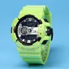 Boys Sports Quartz Watch 400 Montres plusieurs couleurs Full Full Full Time Time LED Auto Hand Raising Light Oak Series