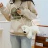 2024 New West Highland Dog Mignon Cartoon Plush Doll's Back's Backs Crossbody Bag 78% Factory Wholesale
