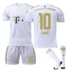 Maglie da calcio da tute maschili 22-23 Bayer Away Game n. 17 Mane 4 Dricht Jersey Kit di calcio sportivo per bambini adulti