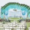 装飾的な花12pcs wisteria long string simulation plant人工花屋外の結婚式の天井の装飾