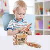 Detors jouets 1 morceau de bébé en bois rotatif animal souris jouet dents nouveau-nés saisissant la forme de l'animal rotatif correspondant à puzzle Montessori jouet enfant cadeau d240509