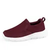 Men Women Running Shoes Comfort Slip-On Wear-Resistant Anti-Slip Red Grey Black Shoes Mens Trainers Sports Sneakers