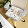 Oreiller 30x30cm Summer Ice Office Cartoon Panda Panda Children's Bench Carapa Apprening Table