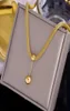 gold necklace ball custom personalized clavicle titanium steel chain diamond jewlery designer jewerly fashion jewelry layered Wome6224540