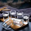 Wijnglazen sglazen set witte houder drinkware spirit bar cup opslagrek