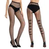 Frauen Socken Strumpfhosen Bowknot mit Rückennaht Fishnet Strumpfhosen Mode sexy Dessous Retro Line Bodystocking für Lady Drop