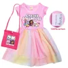 Robes de fille gabbys poupée maison fille chat délicieuse jeu jeu costume de vêtements fille sac kawaii enfant princesse vêtements d'anniversaire de fête d'anniversaire t240509