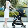 Passeggini# baby passeggino passeggino a due vie passeggino da viaggio con un taglio portatile carrello per neonati pieghevole pieghevole passeggino ad alta vista trasporto per bambini t240509