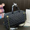 Duffle Bag Travel Designer Baggage Women Borse Spalla Classic Diamond Latta