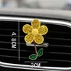 Crystal Flower Car Air Freshener Lovely Little Butterfly Ladies 'Parfym Decoration Clip Refresher Fragrance