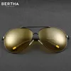 Lunettes de soleil Bertha Lunettes de soleil photochromiques Big Face Dravo Day Night Sunglasses Classic Sunglasses Lens Yellow SB8017 J240508