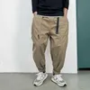 Herrenhosen BM Japanische Straßenkleidung hochwertige Warenhosen Herren Harajuku Freizeittaktikhose Korean Sport Straight Pantsl2405