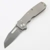 Shark Cub Solding Knife 2.71 "S35VN Satin Blade TC4 REZUNKI Survival Camping Taktyczne noże kieszonkowe narzędzia EDC