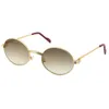 Groothandel groter 1186111 metalen zonnebril voortreffelijk zowel mannen als vrouwen Adumbrale bril UV40 Lens Grootte55-22-140 mm Zilver 18K Gold frame 170U