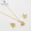 Collier Boucles d'oreilles Set Xuping Bijoux Arrivée Fashion Heart Style Oreille pour femmes Sendons cadeaux de fête de la fête des mères-665