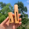 Storage Bottles 1Pc Chinese Style Simplicity Bamboo Ball Bearing Perfume Split Charging Bottle Essential Oil Glass Empty Vial