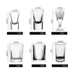 6 pieces/set of personalized transparent wine glass whisky glasses creative liquid vodka glasses cocktails spirits glasses bar drinks 240429