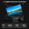 Проекторы Polaring P7 Android 1080p Проектор Полный декодированный 4K Project Dual 6G Wi -Fi Bt 300Ansi Cinema Home Keystone HDMI Проектор J240509